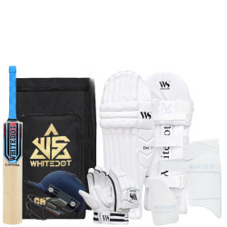 Whitedot Capital Kashmir Willow Cricket Combo Kit